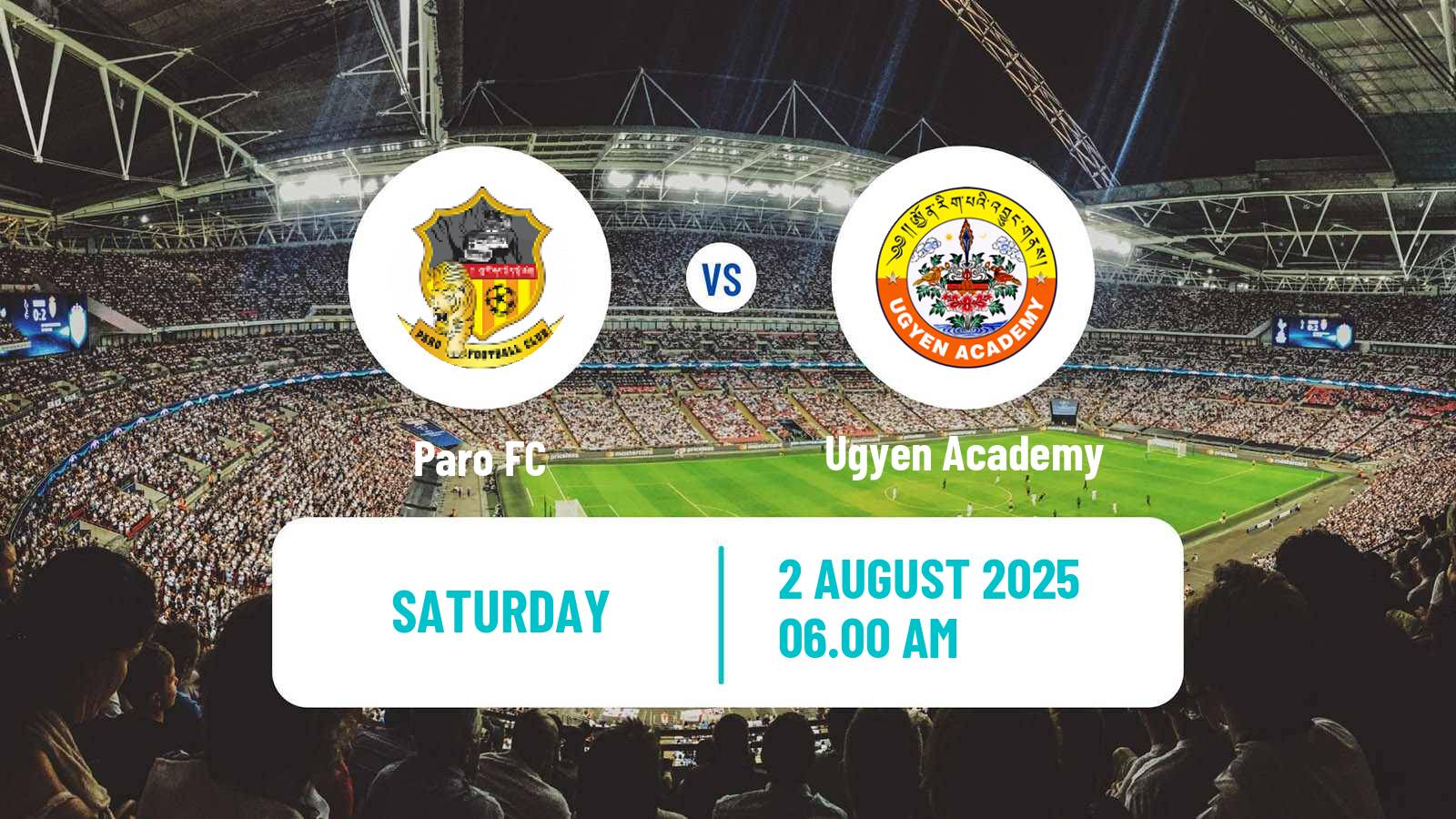 Soccer Bhutan Premier League Paro - Ugyen Academy