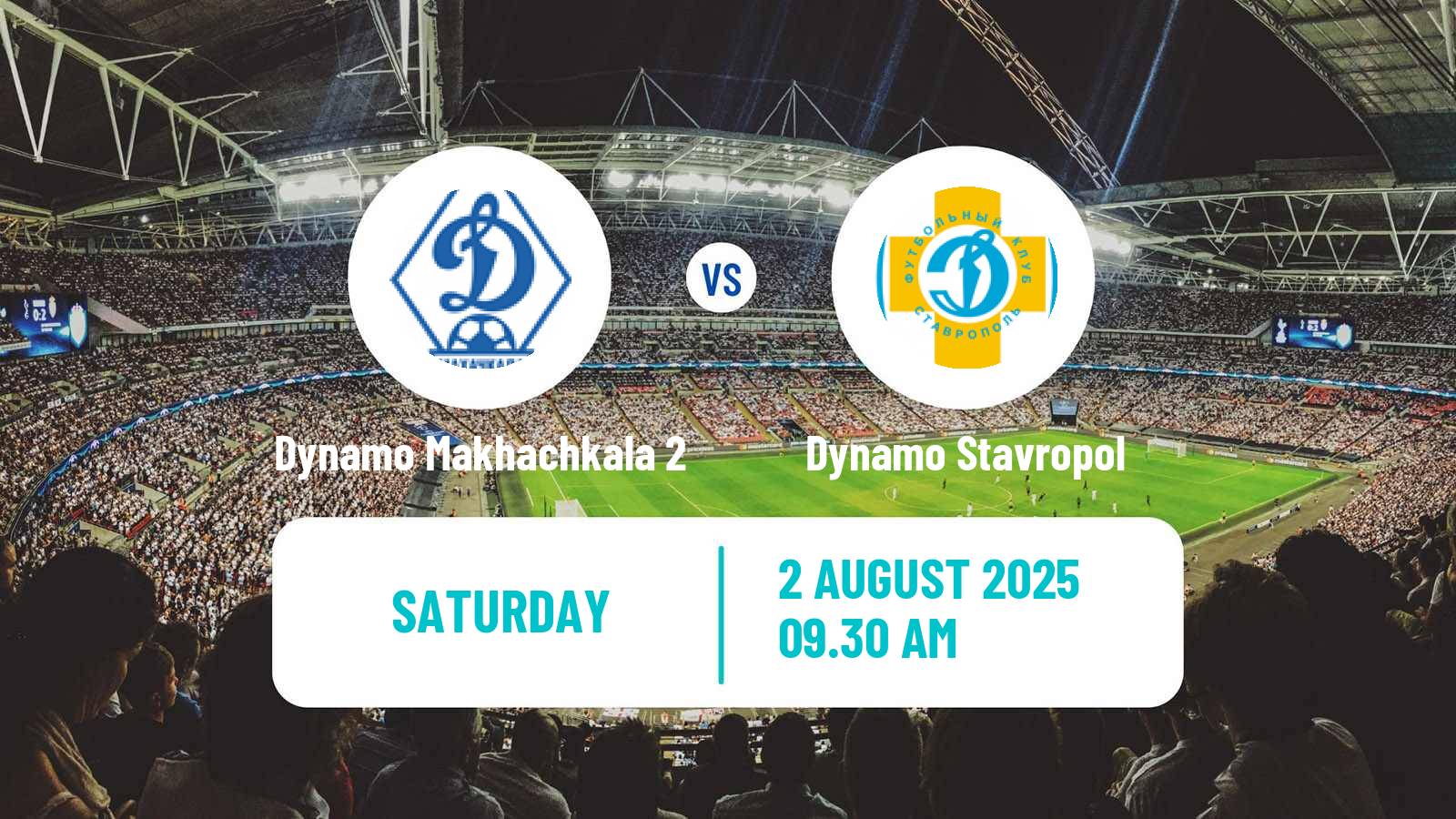 Soccer FNL 2 Division B Group 1 Dynamo Makhachkala 2 - Dynamo Stavropol