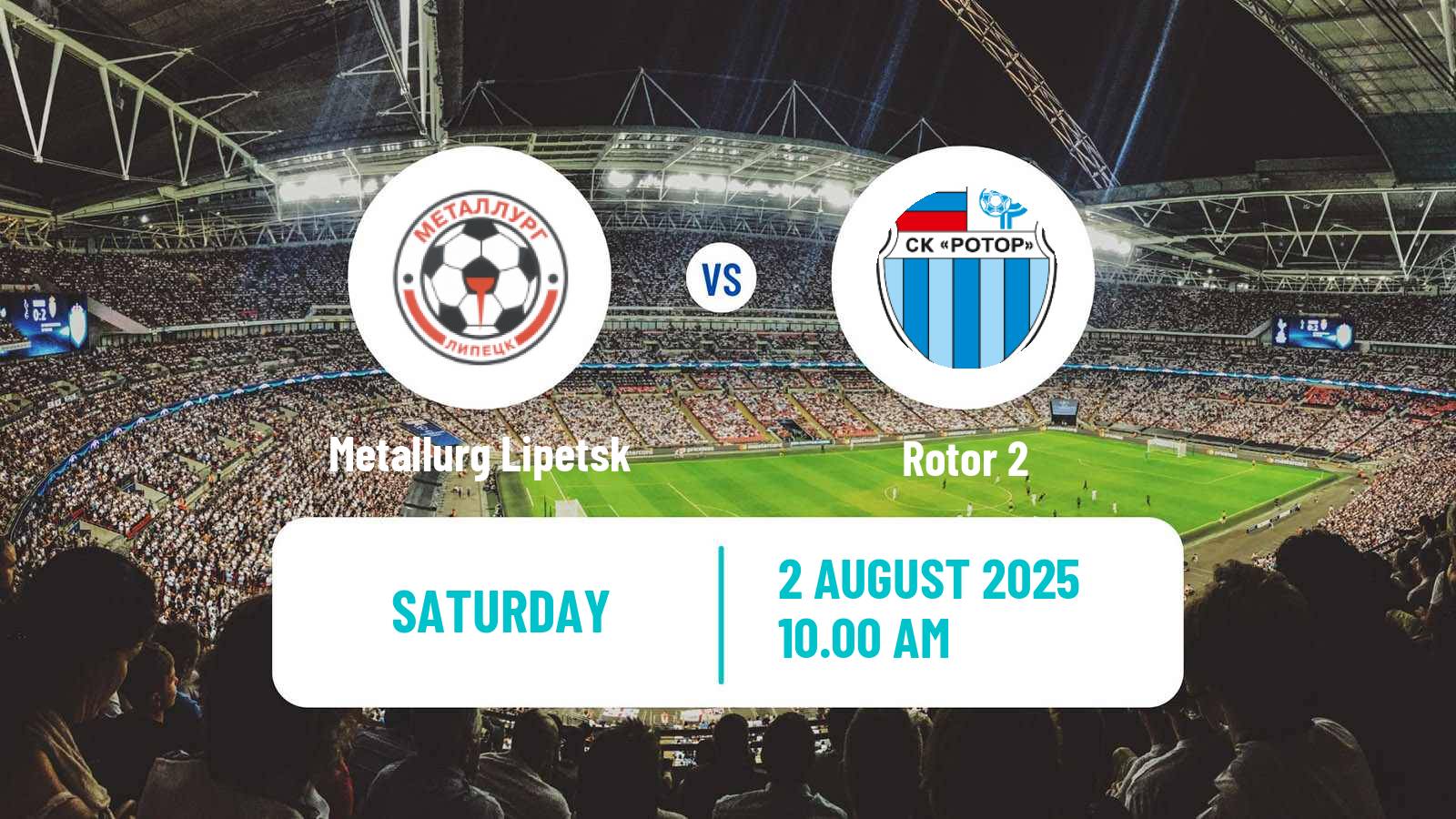 Soccer FNL 2 Division B Group 3 Metallurg Lipetsk - Rotor 2