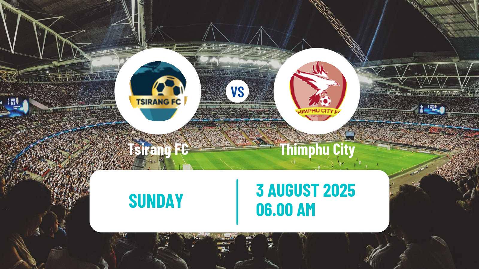 Soccer Bhutan Premier League Tsirang - Thimphu City
