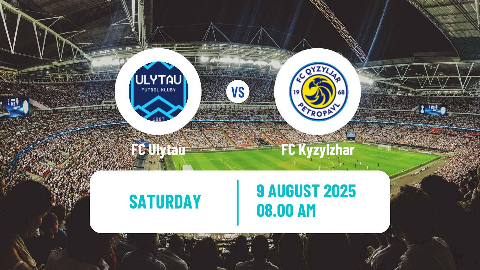 Soccer Kazakh Premier League Ulytau - Kyzylzhar