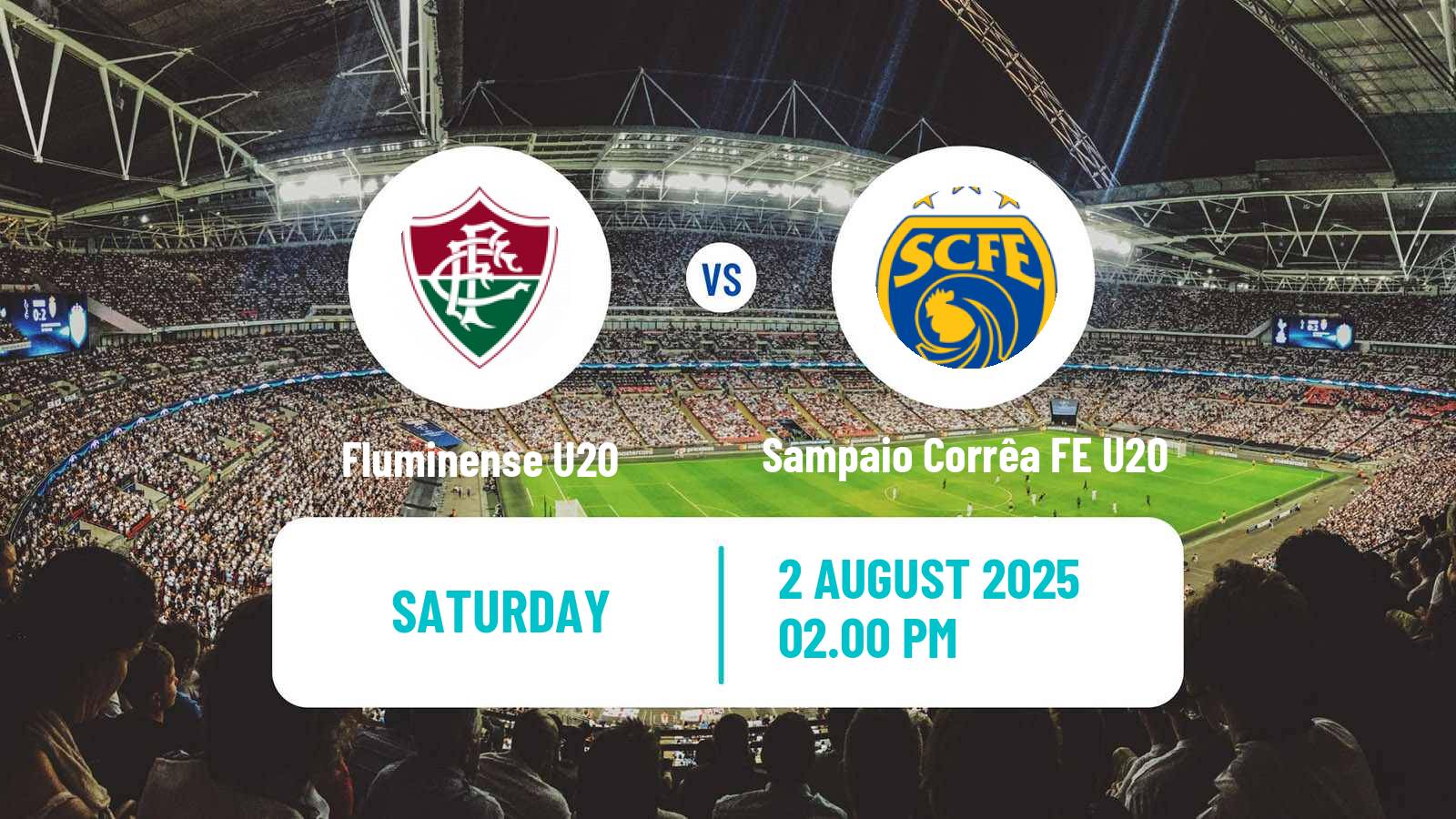 Soccer Brazilian Carioca U20 Fluminense U20 - Sampaio Corrêa FE U20