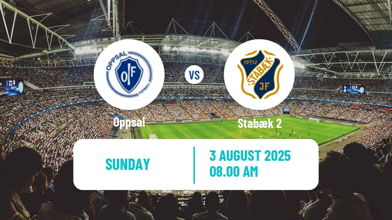 Soccer Norwegian Division 3 - Group 6 Oppsal - Stabæk 2
