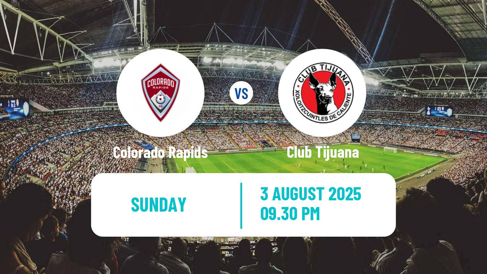 Soccer CONCACAF League Cup Colorado Rapids - Tijuana