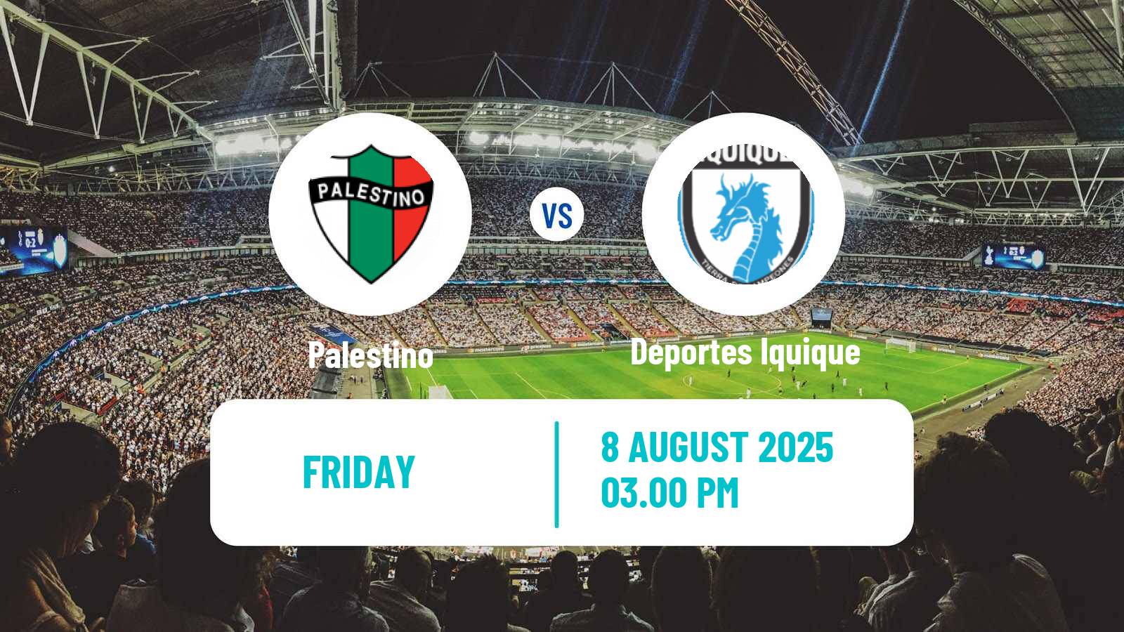 Soccer Chilean Primera Division Palestino - Deportes Iquique