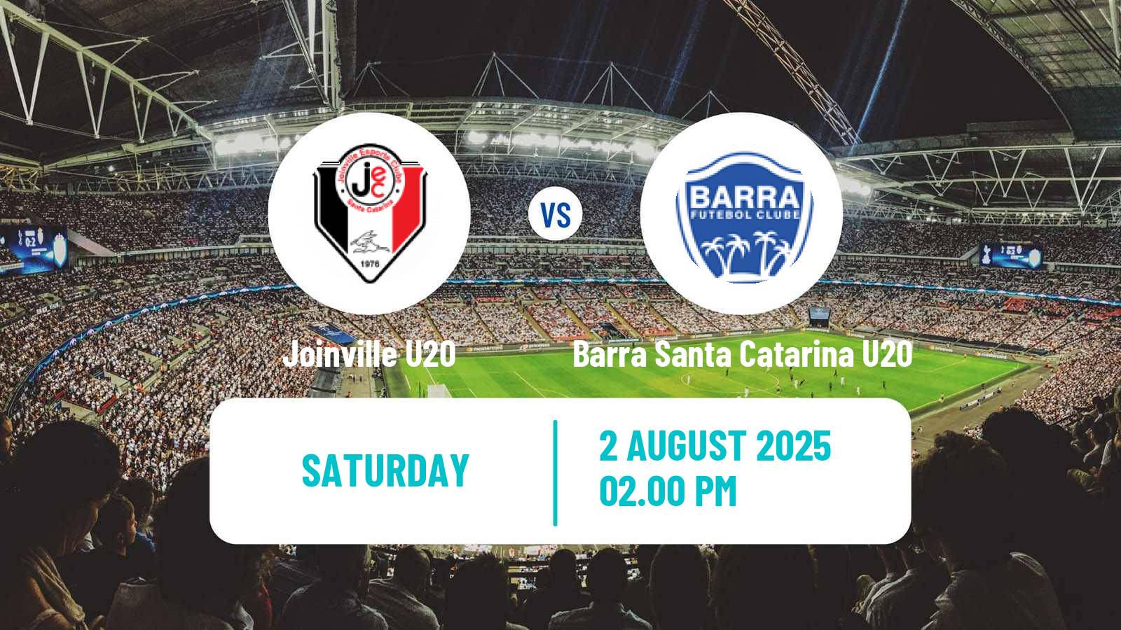Soccer Brazilian Catarinense U20 Joinville U20 - Barra Santa Catarina U20