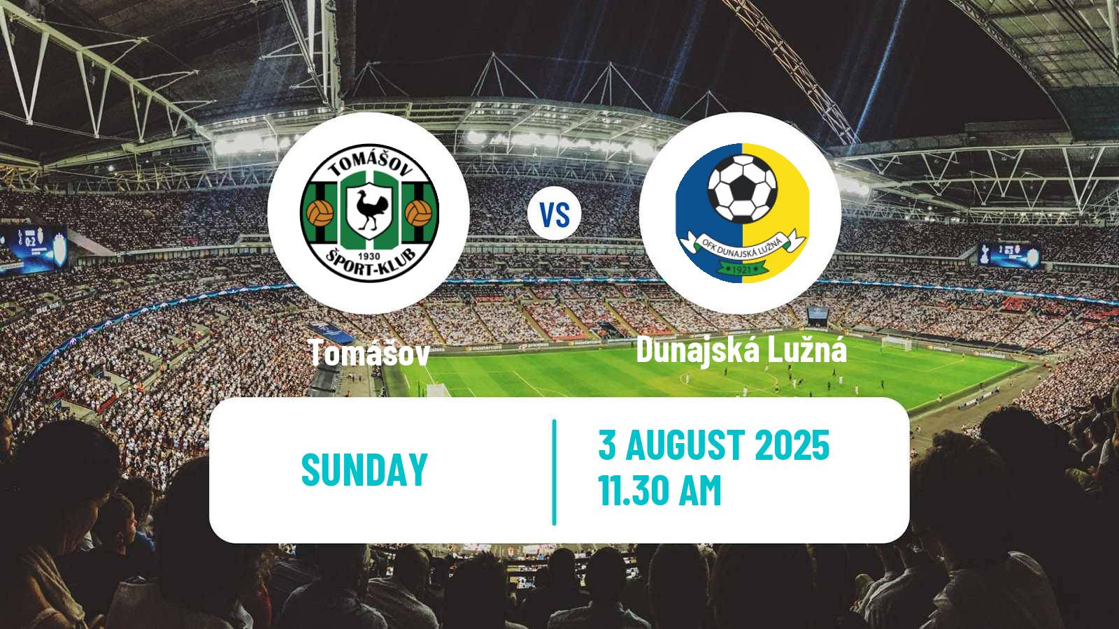 Soccer Slovak Cup Tomášov - Dunajská Lužná