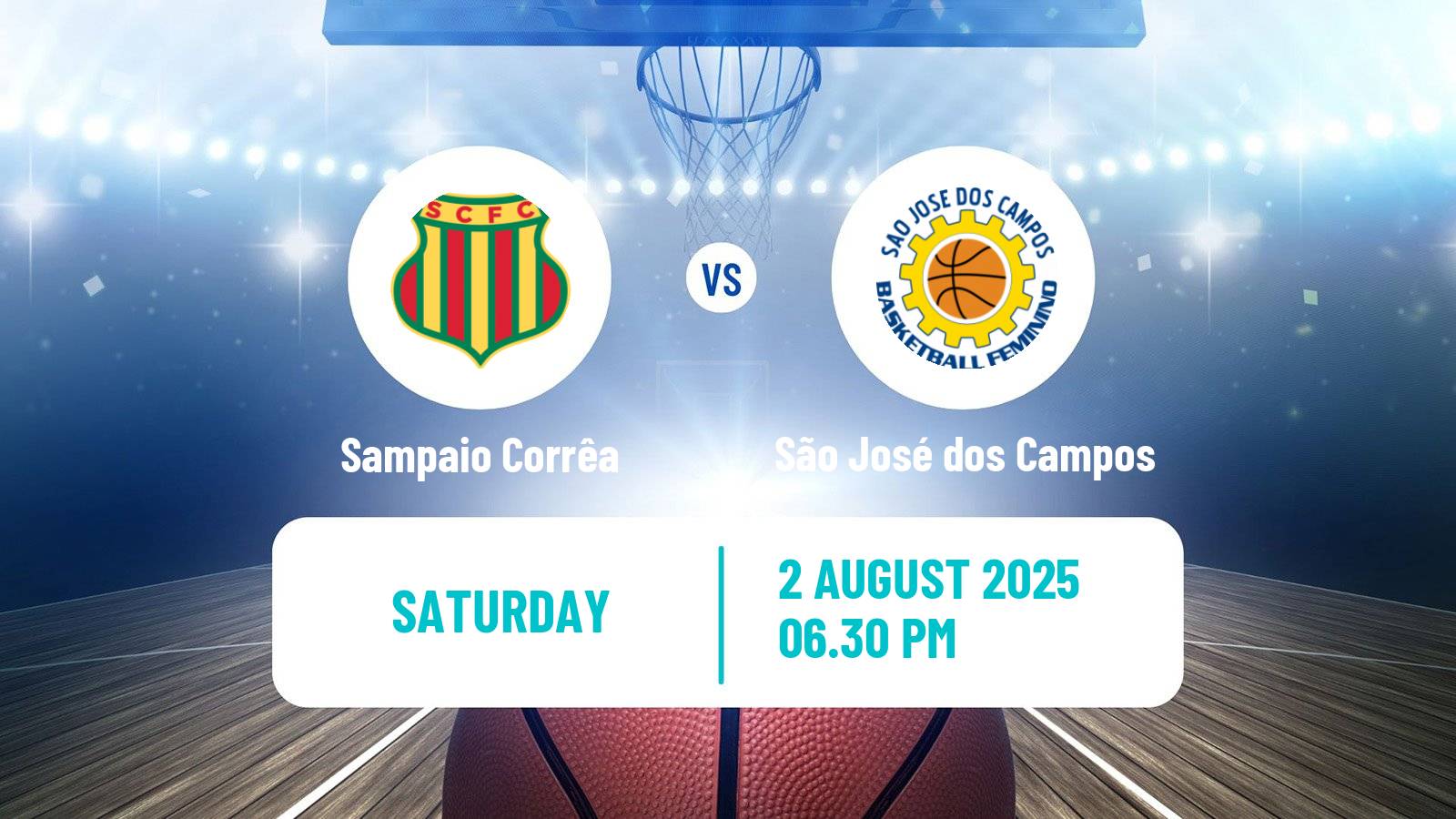Basketball Brazilian LBF Women Sampaio Corrêa - São José dos Campos