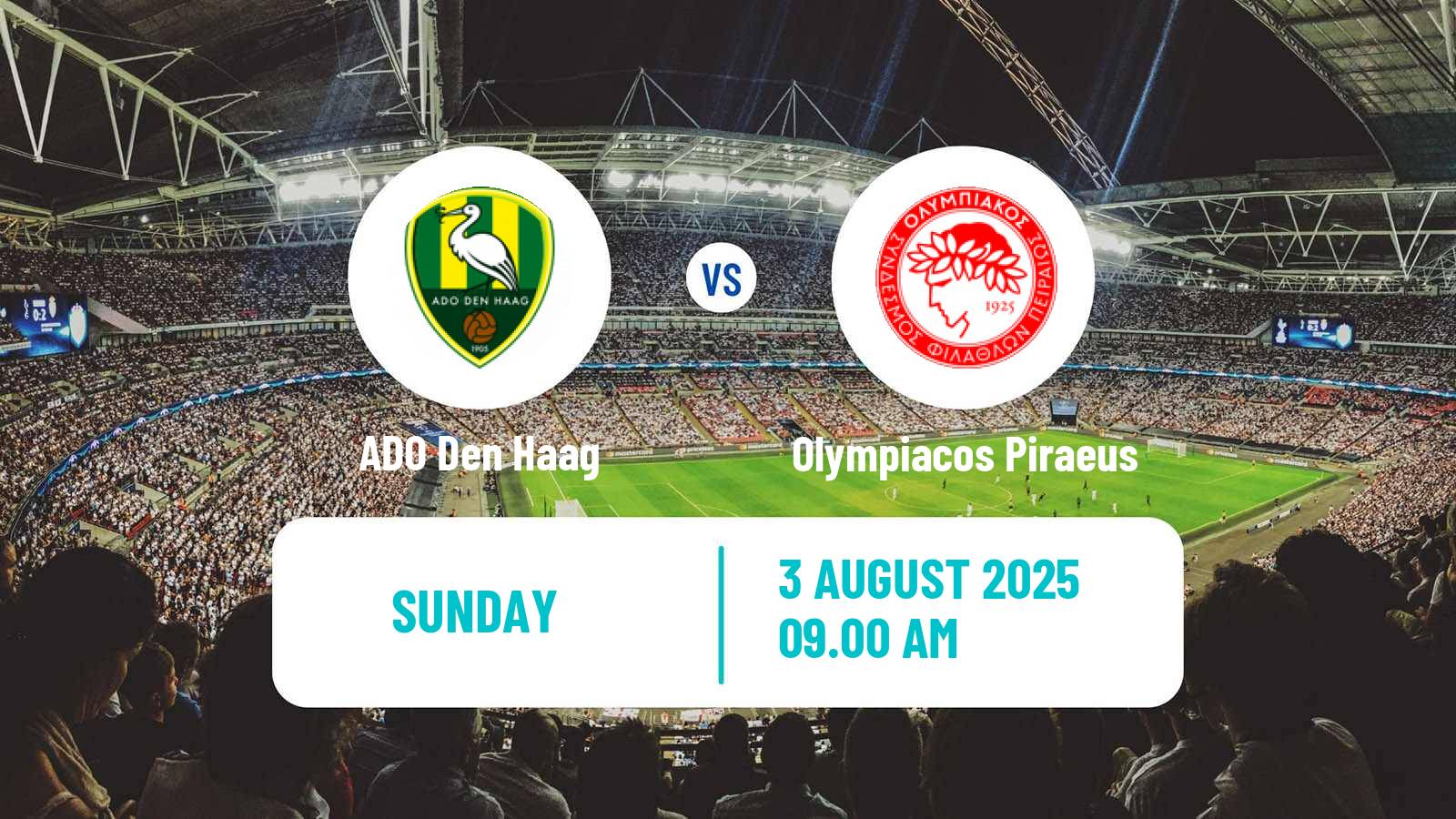 Soccer Club Friendly ADO Den Haag - Olympiacos Piraeus
