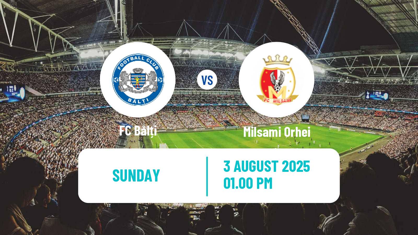 Soccer Moldovan Super Liga Bălți - Milsami Orhei