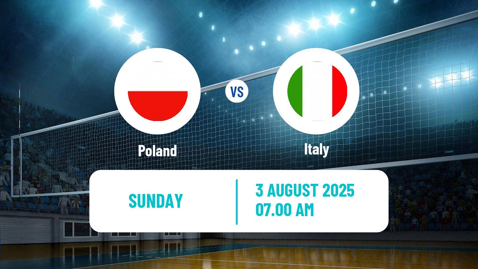 Volleyball Nations League Volleyball Poland - Italy