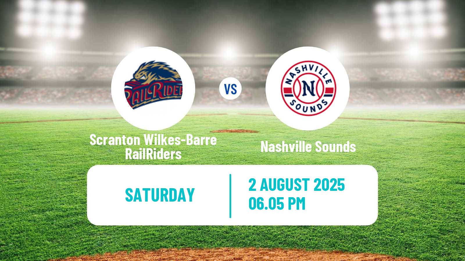 Baseball IL Scranton Wilkes-Barre RailRiders - Nashville Sounds
