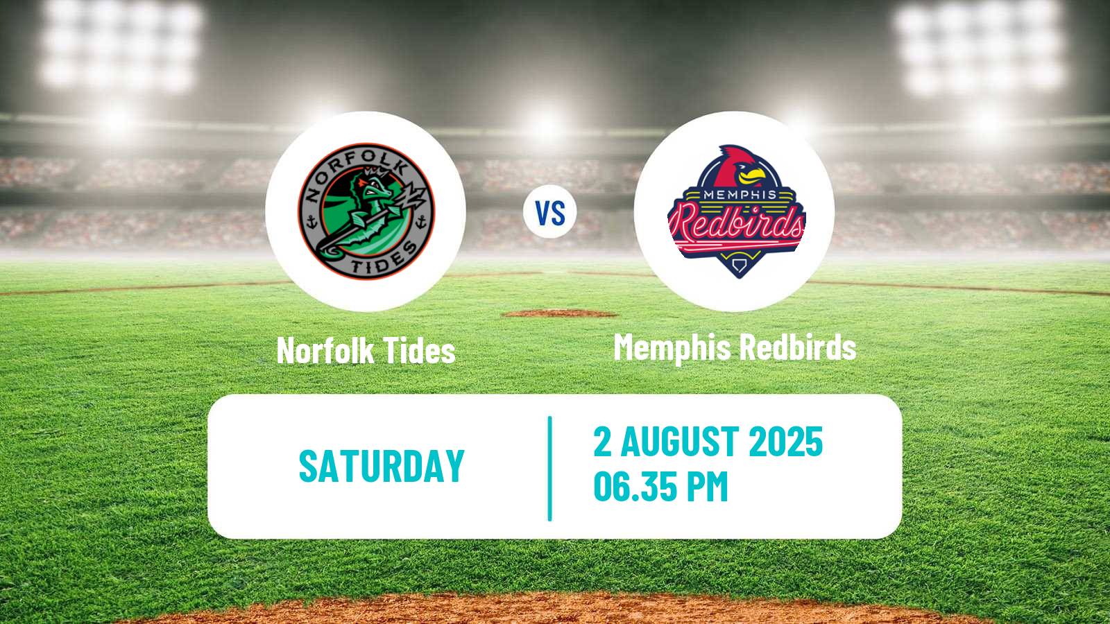Baseball IL Norfolk Tides - Memphis Redbirds