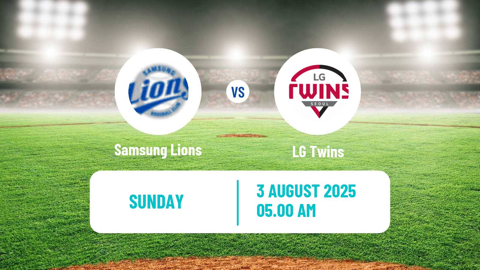 Baseball KBO Samsung Lions - LG Twins