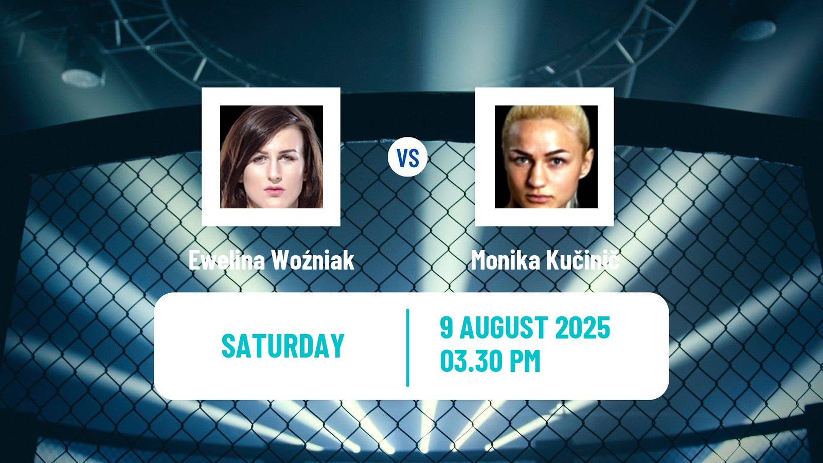 MMA Strawweight Ksw Women Ewelina Woźniak - Monika Kučinič