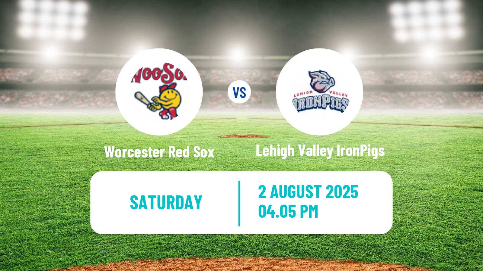 Baseball IL Worcester Red Sox - Lehigh Valley IronPigs