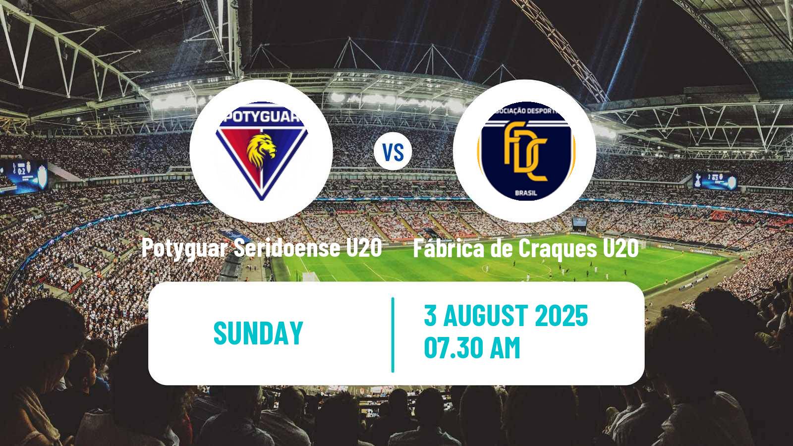 Soccer Brazilian Potiguar U20 Potyguar Seridoense U20 - Fábrica de Craques U20