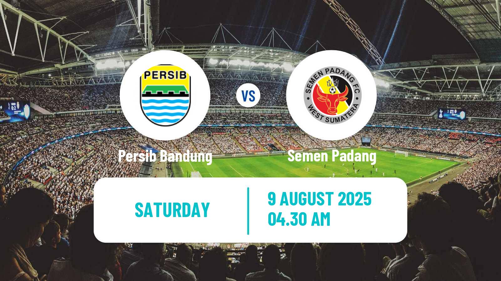 Soccer Indonesian Liga 1 Persib Bandung - Semen Padang