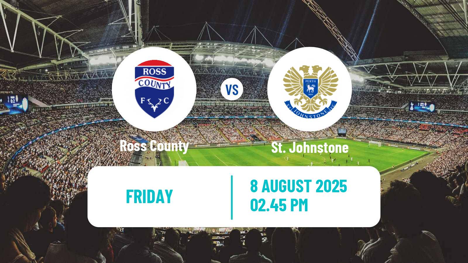 Soccer Scottish Football Championship Ross County - St. Johnstone