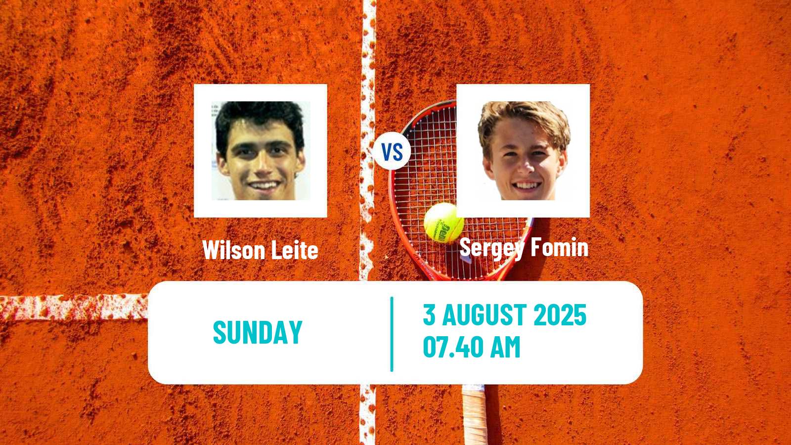 Tennis Bonn Challenger Men Wilson Leite - Sergey Fomin