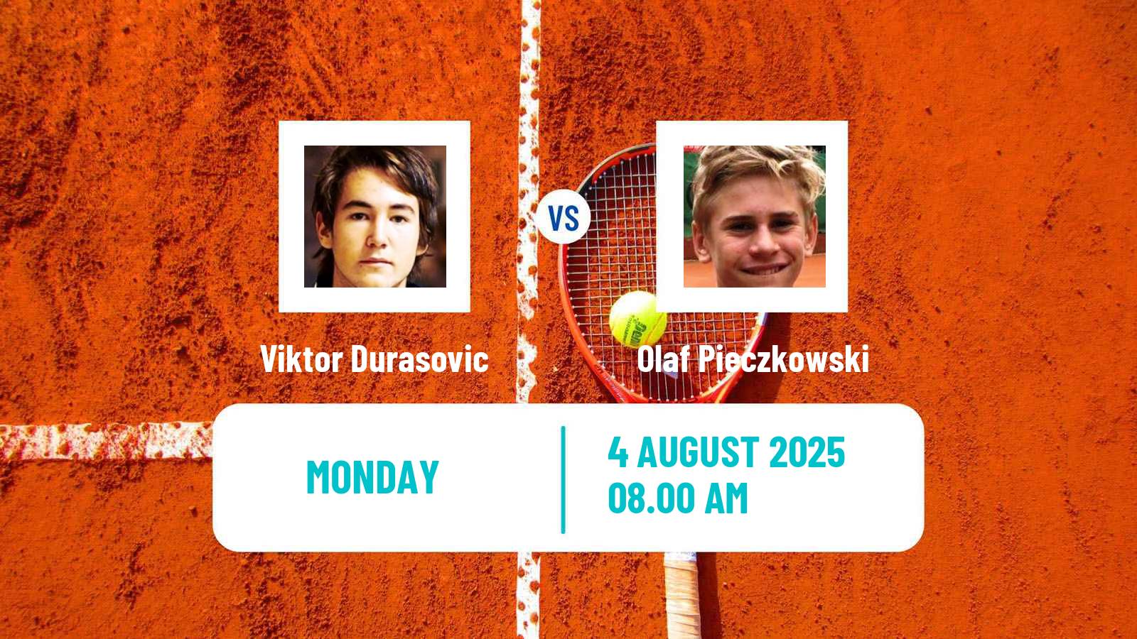 Tennis Grodzisk Mazowiecki Challenger Men Viktor Durasovic - Olaf Pieczkowski