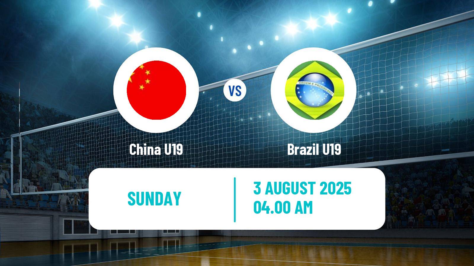 Volleyball World Championship U19 Volleyball China U19 - Brazil U19