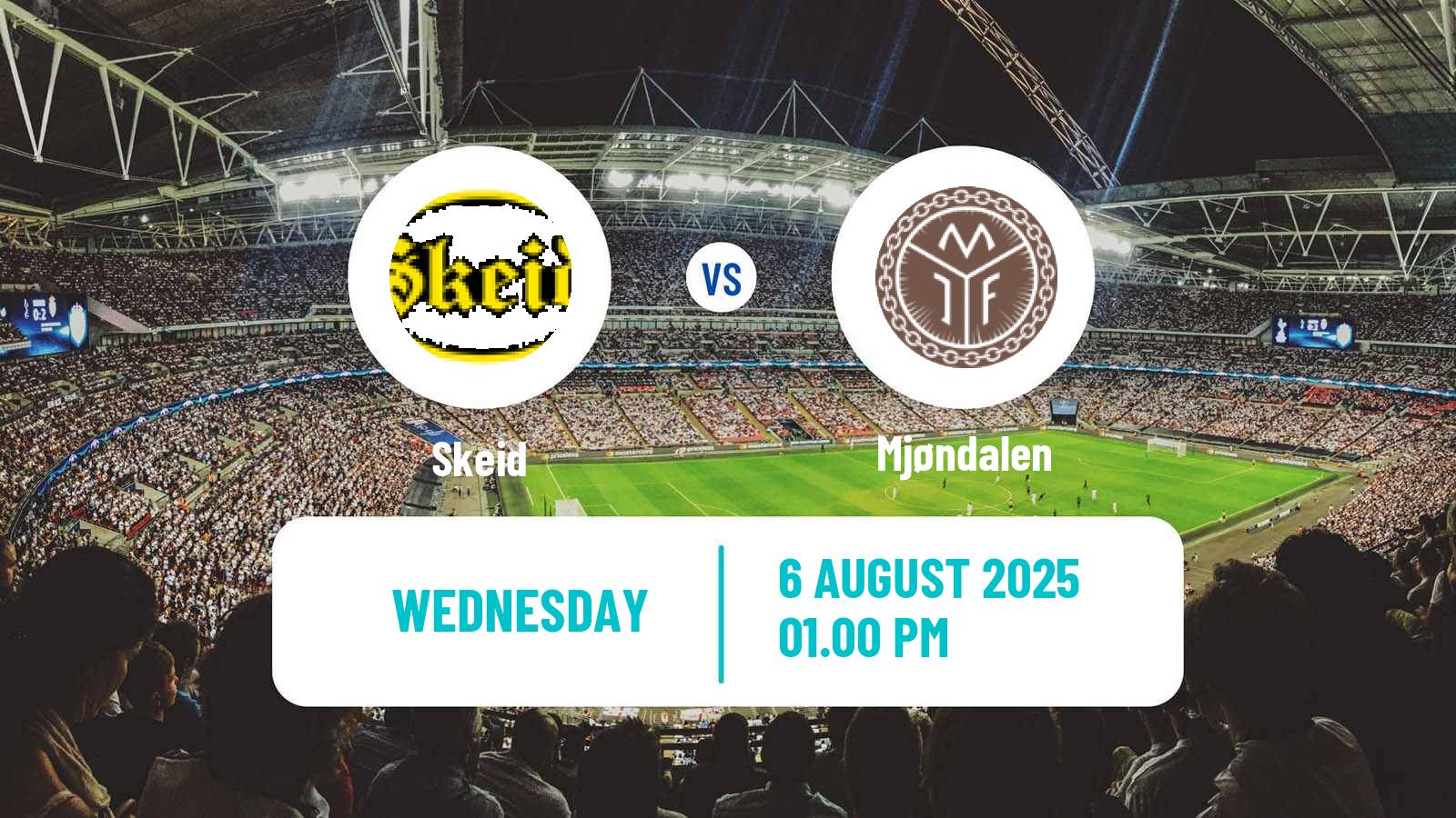 Soccer Norwegian Adeccoligaen Skeid - Mjøndalen