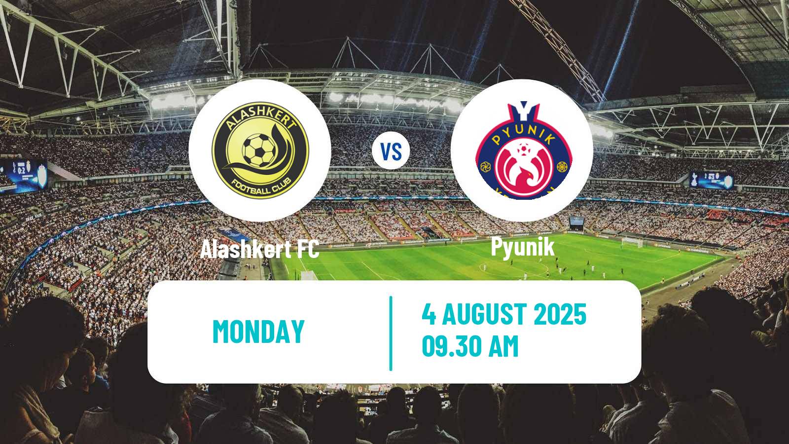 Soccer Armenian Premier League Alashkert - Pyunik