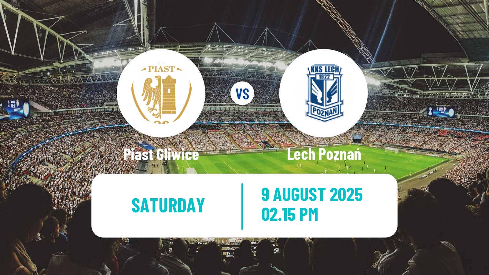 Soccer Polish Ekstraklasa Piast Gliwice - Lech Poznań