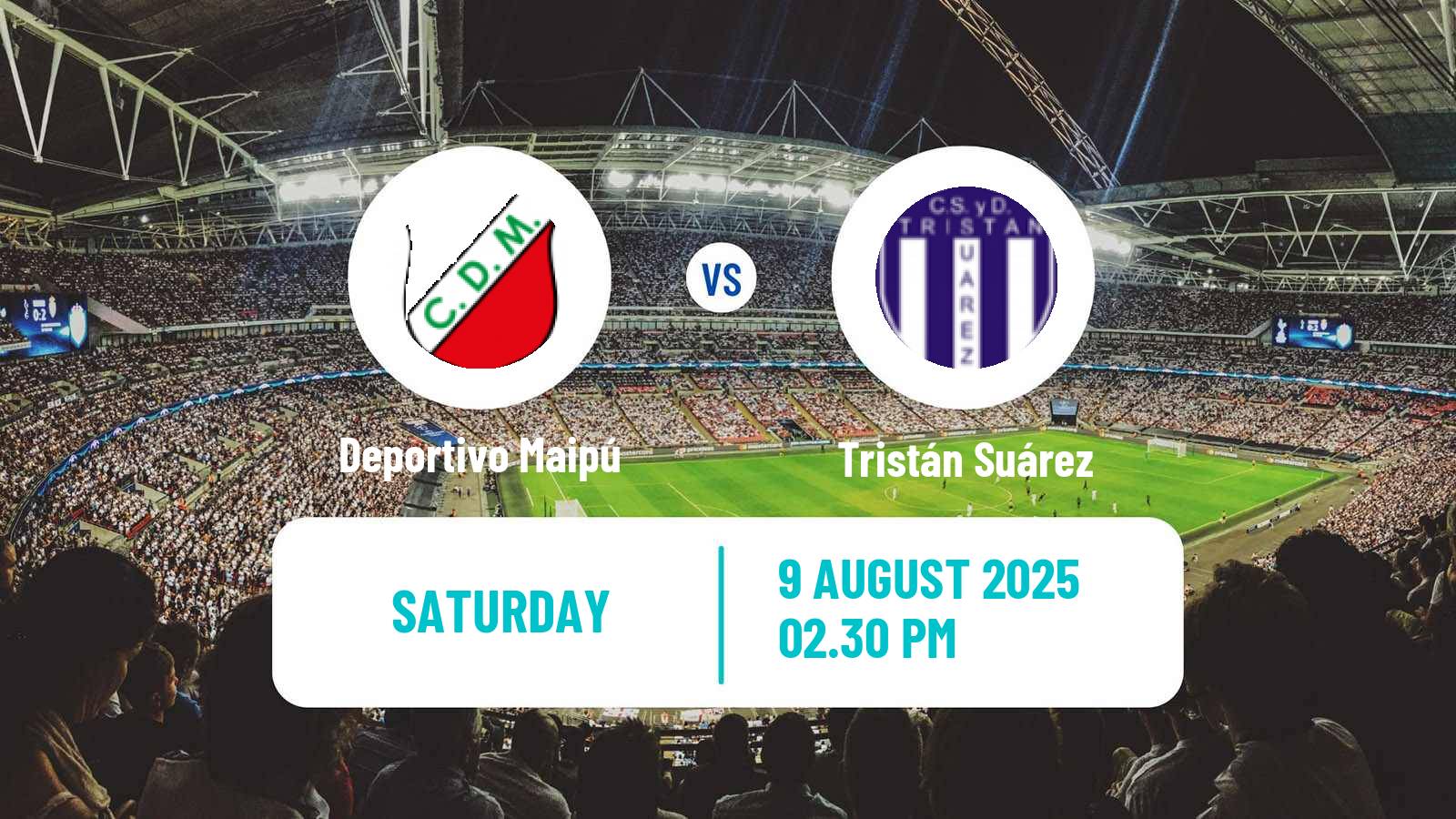 Soccer Argentinian Primera Nacional Deportivo Maipú - Tristán Suárez