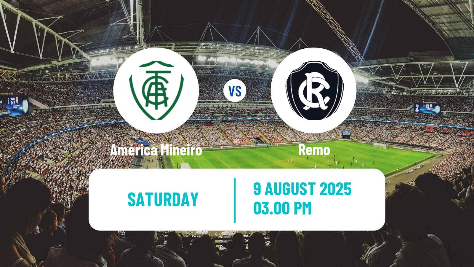 Soccer Brazilian Serie B América Mineiro - Remo