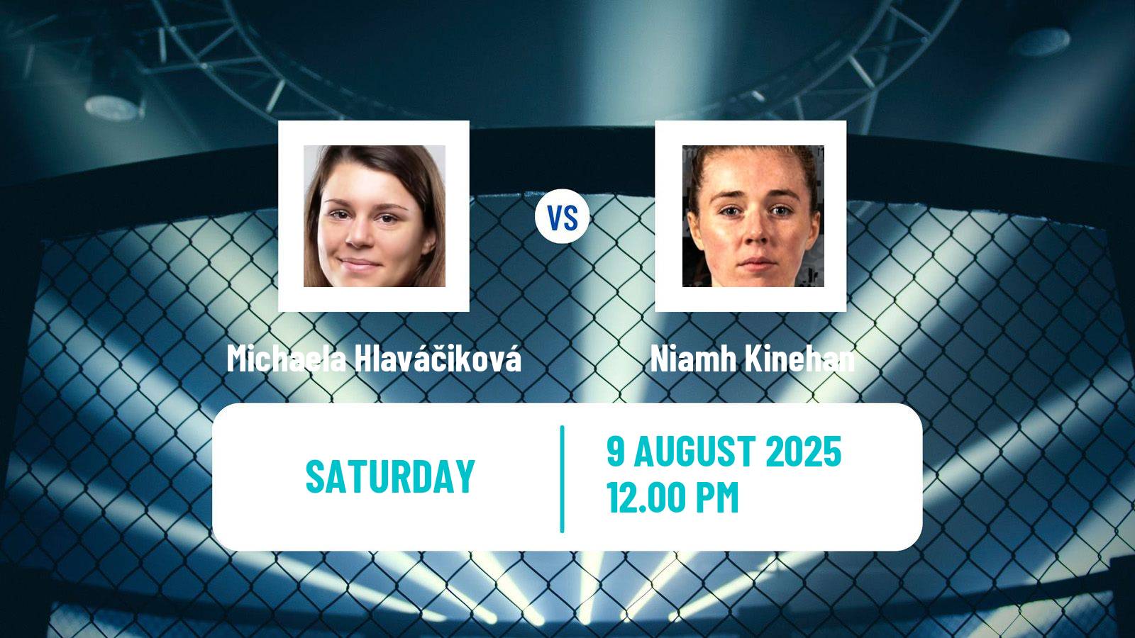 MMA Bantamweight Oktagon Women Michaela Hlaváčiková - Niamh Kinehan
