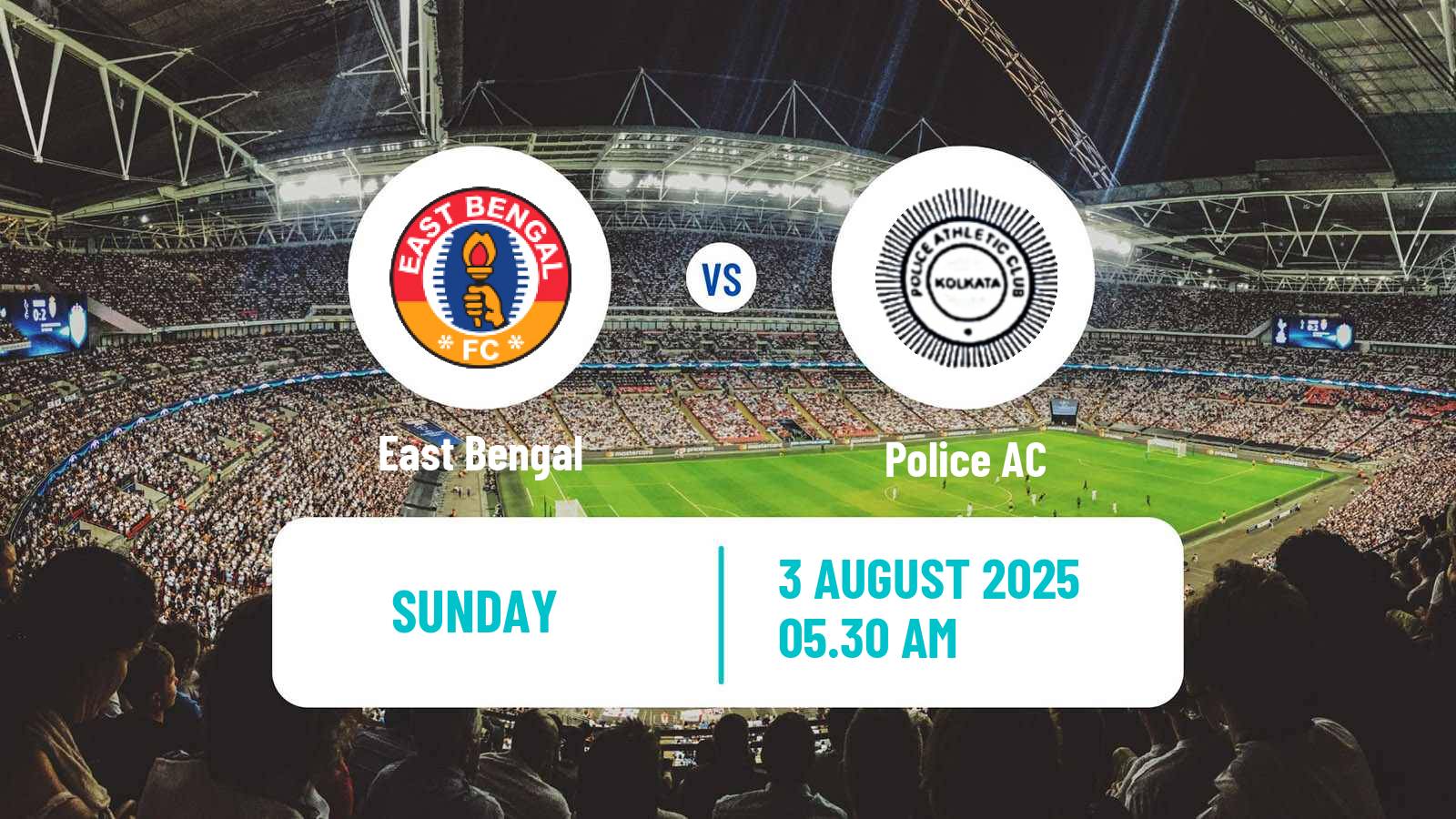 Soccer Calcutta Premier Division East Bengal - Police AC