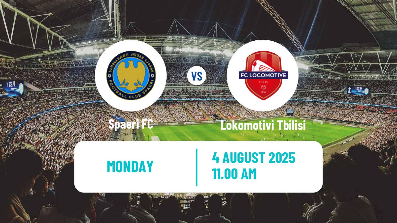 Soccer Georgian Erovnuli Liga 2 Spaeri - Lokomotivi Tbilisi