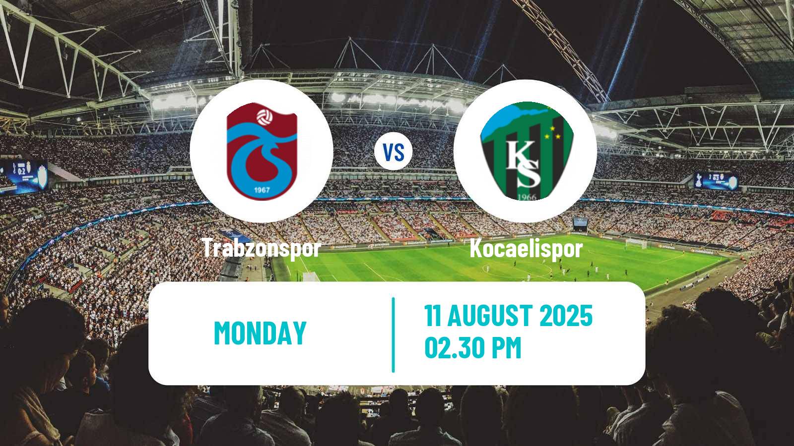 Soccer Turkish Super League Trabzonspor - Kocaelispor