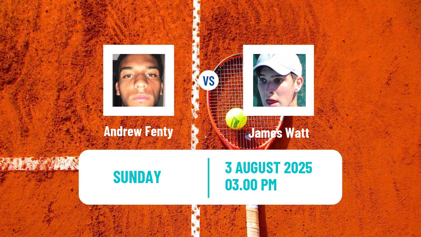 Tennis Chicago Challenger Men Andrew Fenty - James Watt
