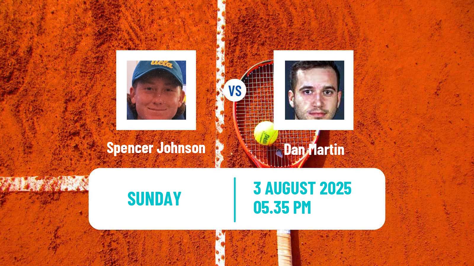 Tennis Chicago Challenger Men Spencer Johnson - Dan Martin