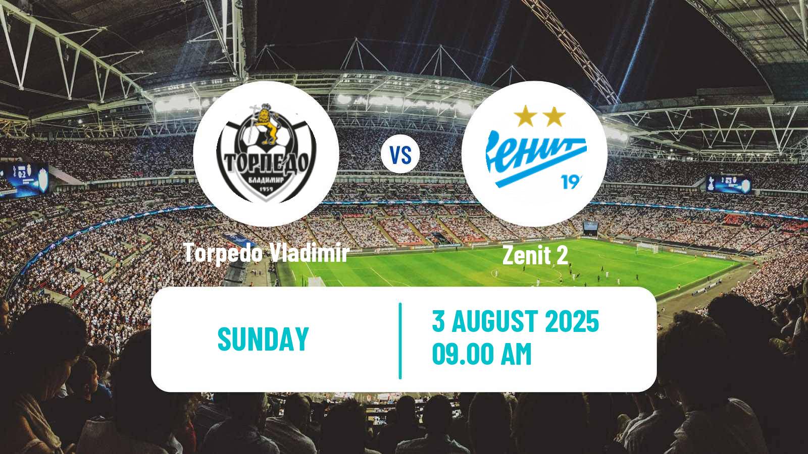 Soccer FNL 2 Division B Group 2 Torpedo Vladimir - Zenit 2