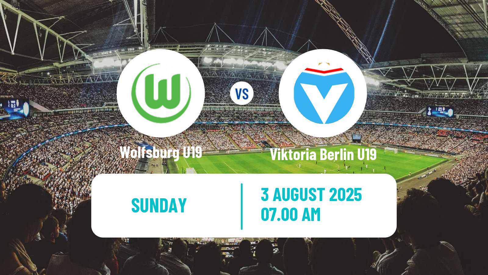 Soccer German DFB Youth League Wolfsburg U19 - Viktoria Berlin U19