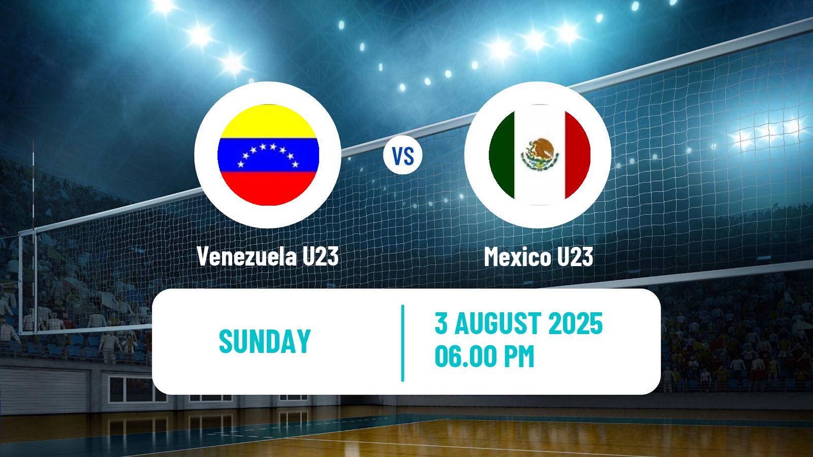 Volleyball Pan-American Cup U23 Volleyball Venezuela U23 - Mexico U23