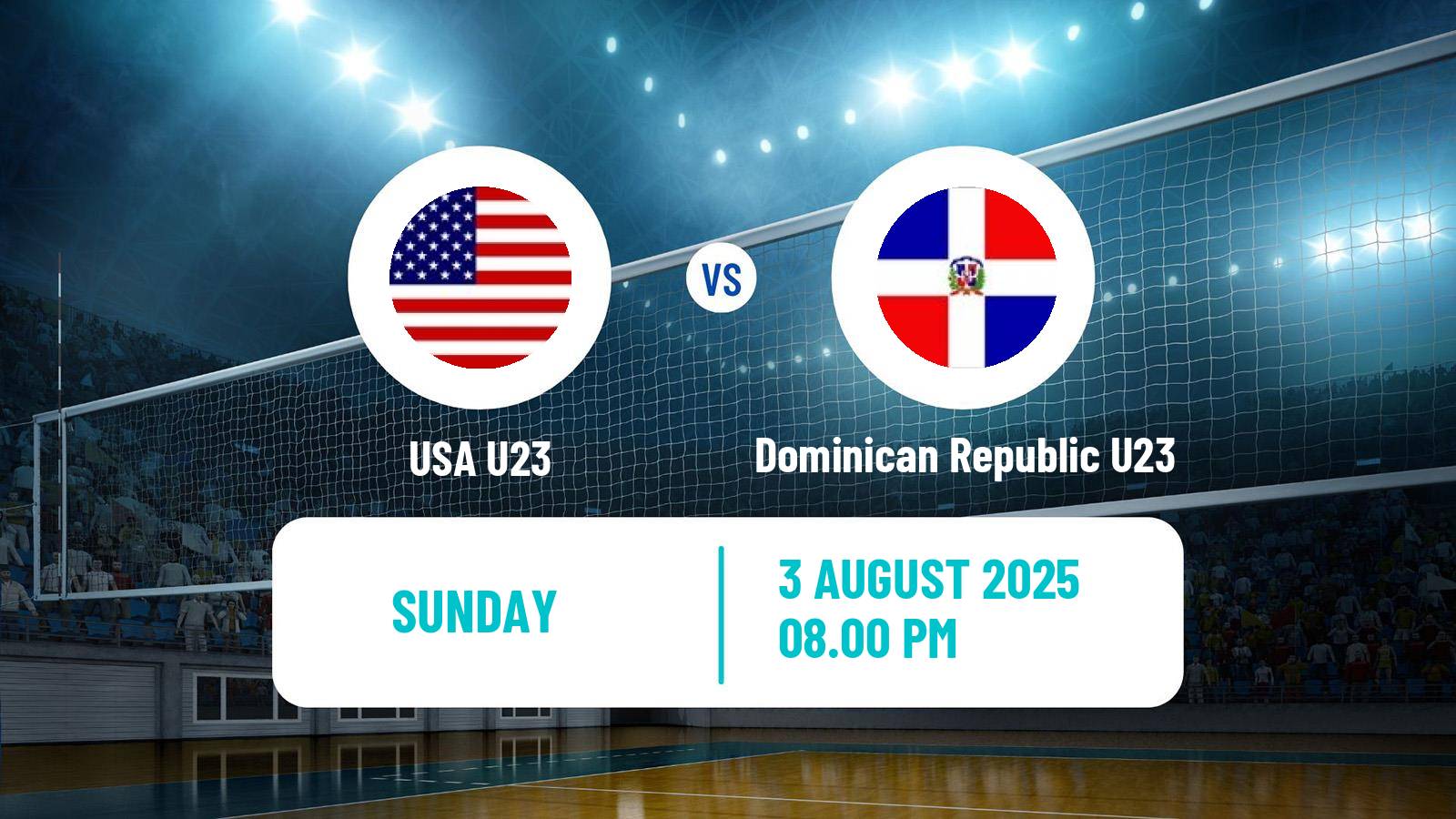 Volleyball Pan-American Cup U23 Volleyball USA U23 - Dominican Republic U23