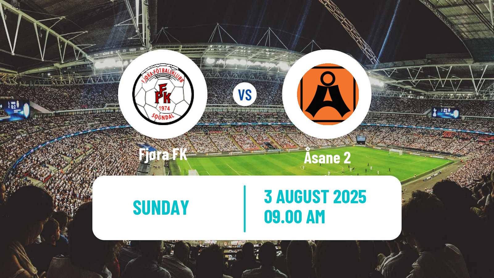 Soccer Norwegian Division 3 - Group 4 Fjøra - Åsane 2