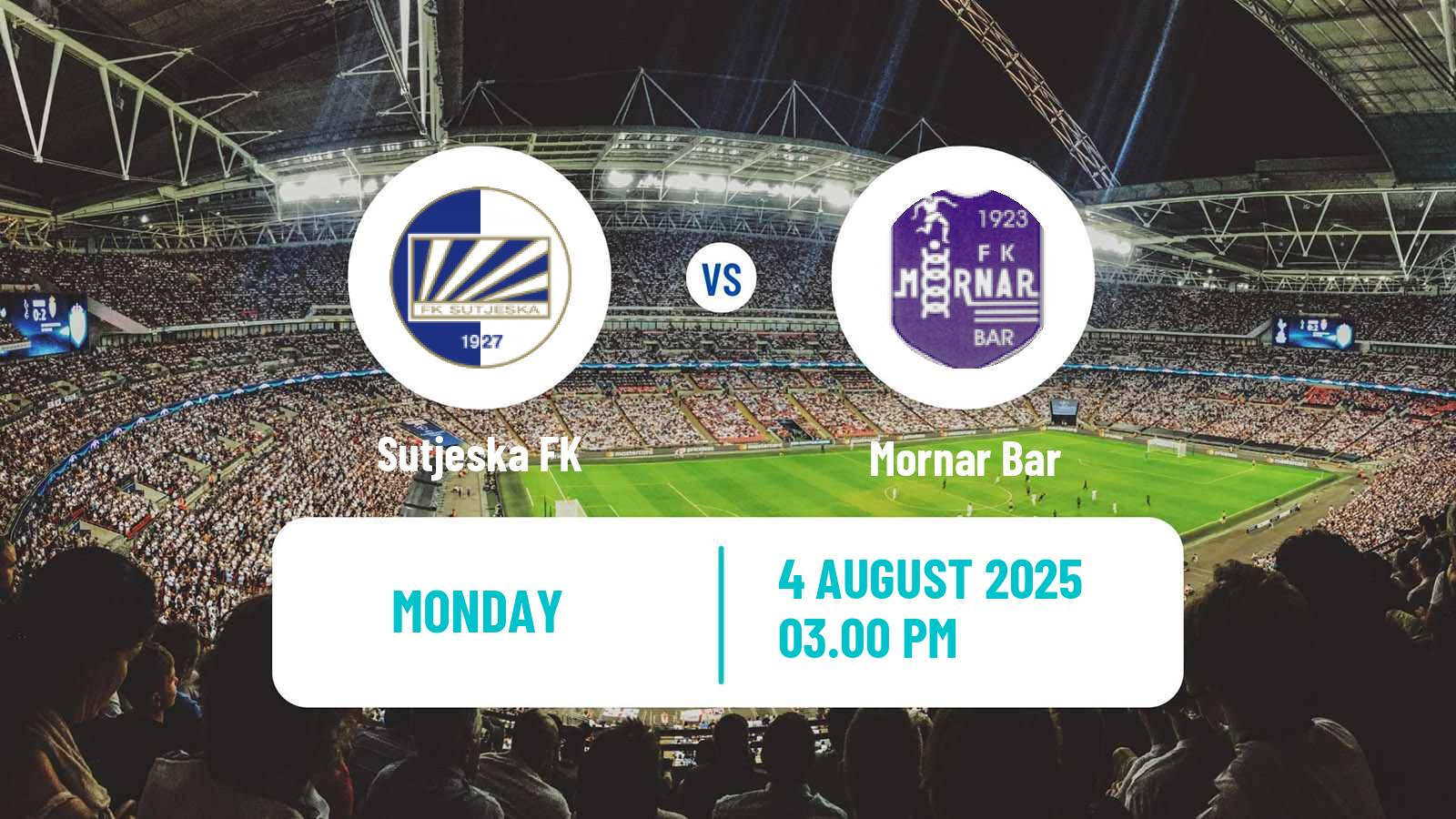 Soccer Montenegrin First League Sutjeska - Mornar Bar