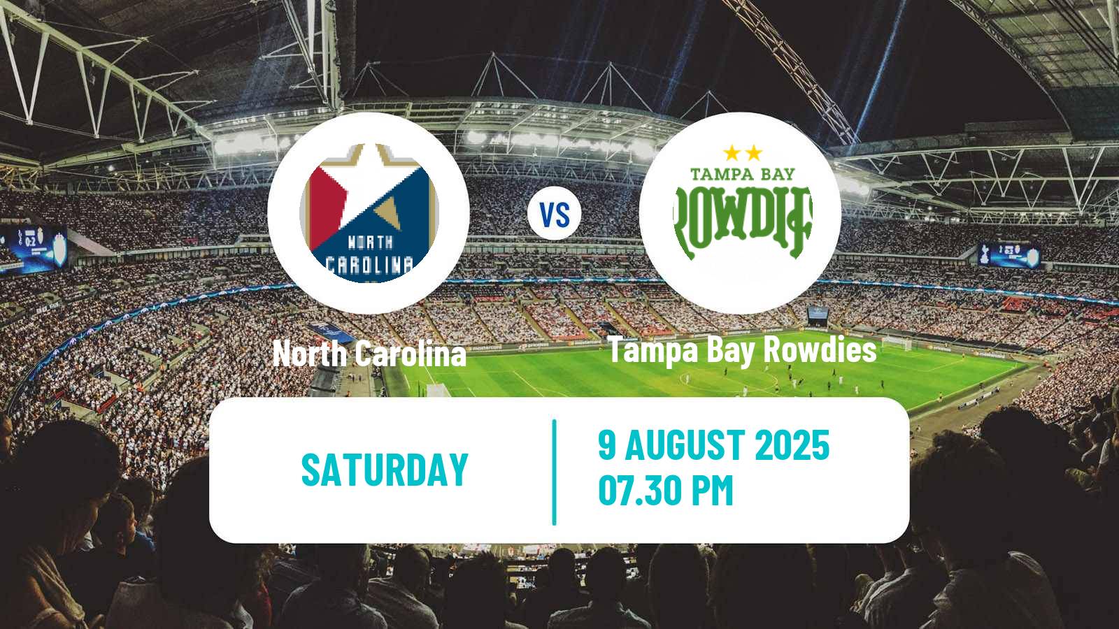 Soccer USL Championship North Carolina - Tampa Bay Rowdies