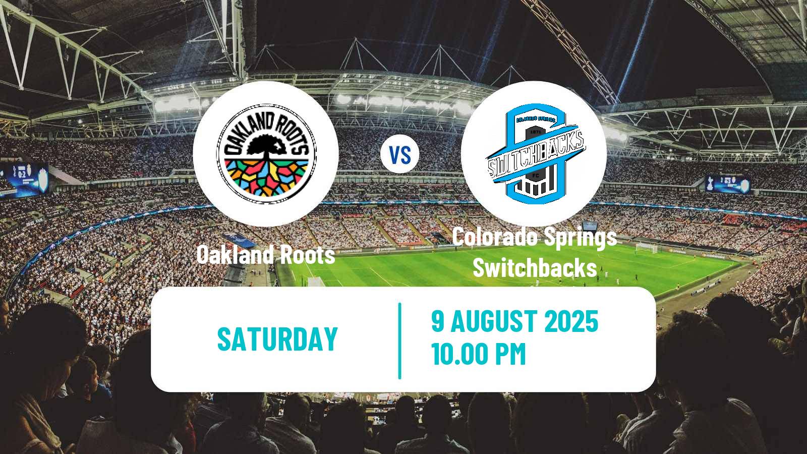 Soccer USL Championship Oakland Roots - Colorado Springs Switchbacks
