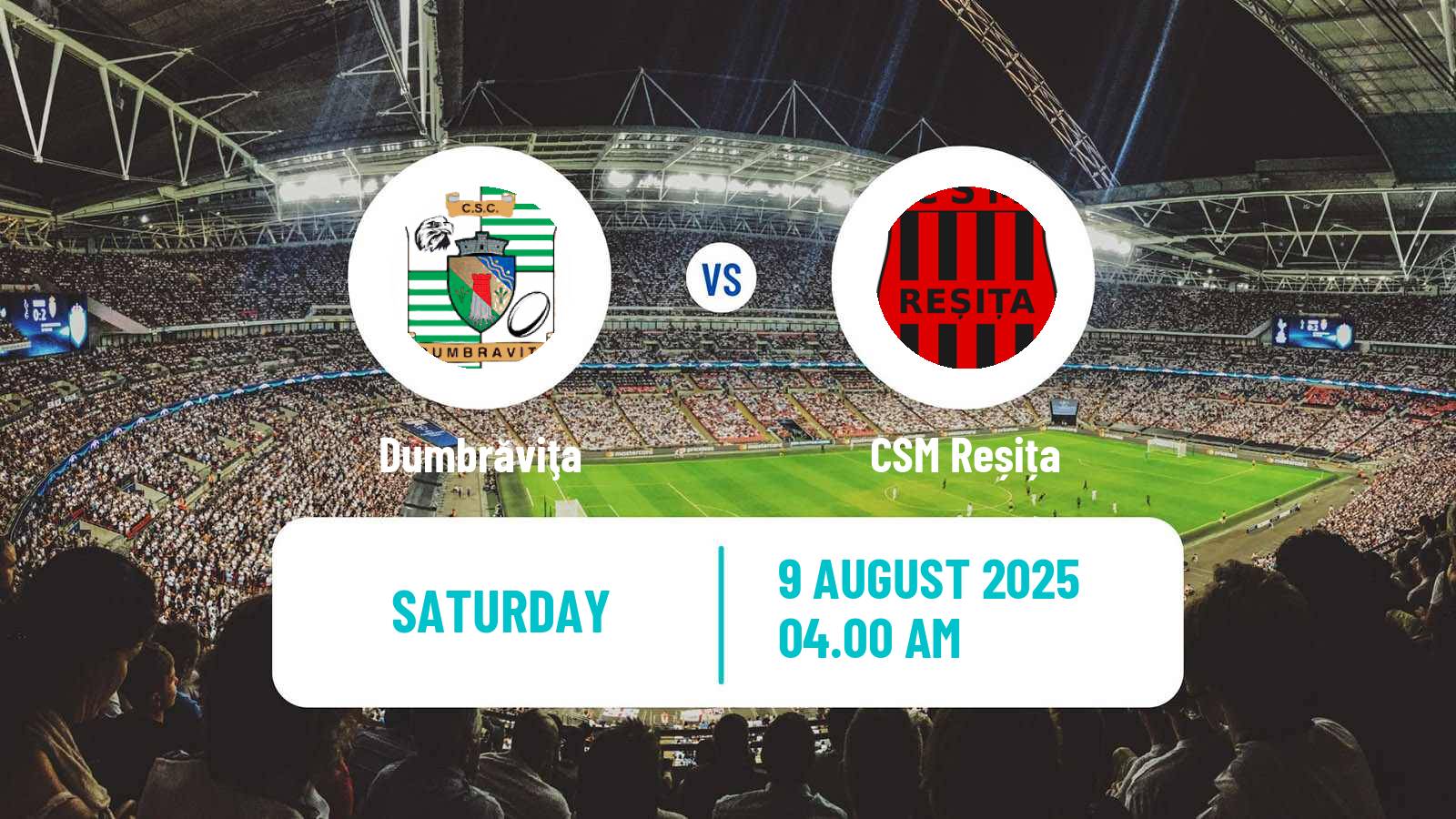 Soccer Romanian Division 2 Dumbrăviţa - Reșița