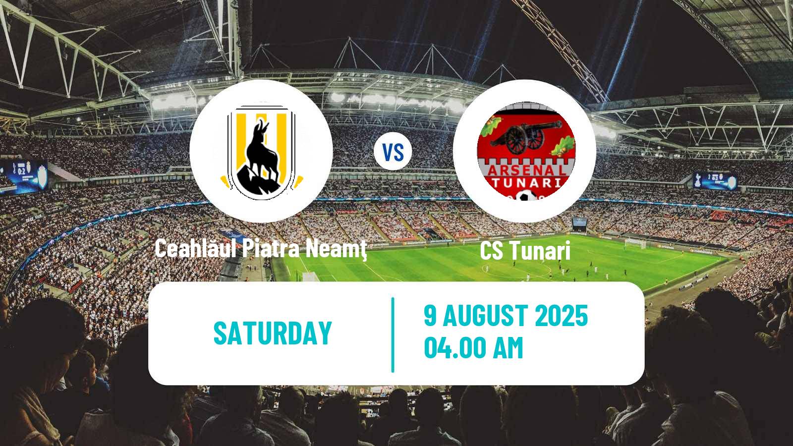 Soccer Romanian Division 2 Ceahlăul Piatra Neamţ - Tunari