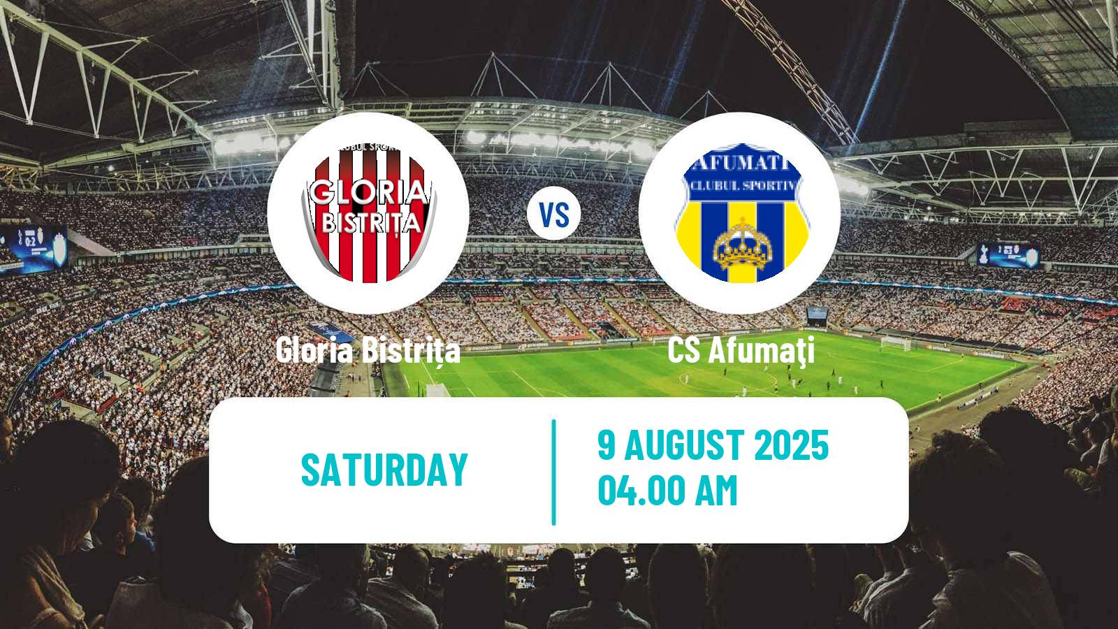 Soccer Romanian Division 2 Gloria Bistrița - Afumaţi
