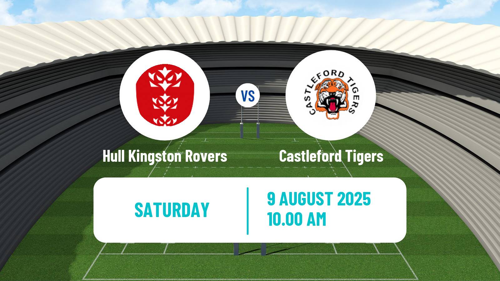 Rugby league Super League Rugby Hull Kingston Rovers - Castleford Tigers
