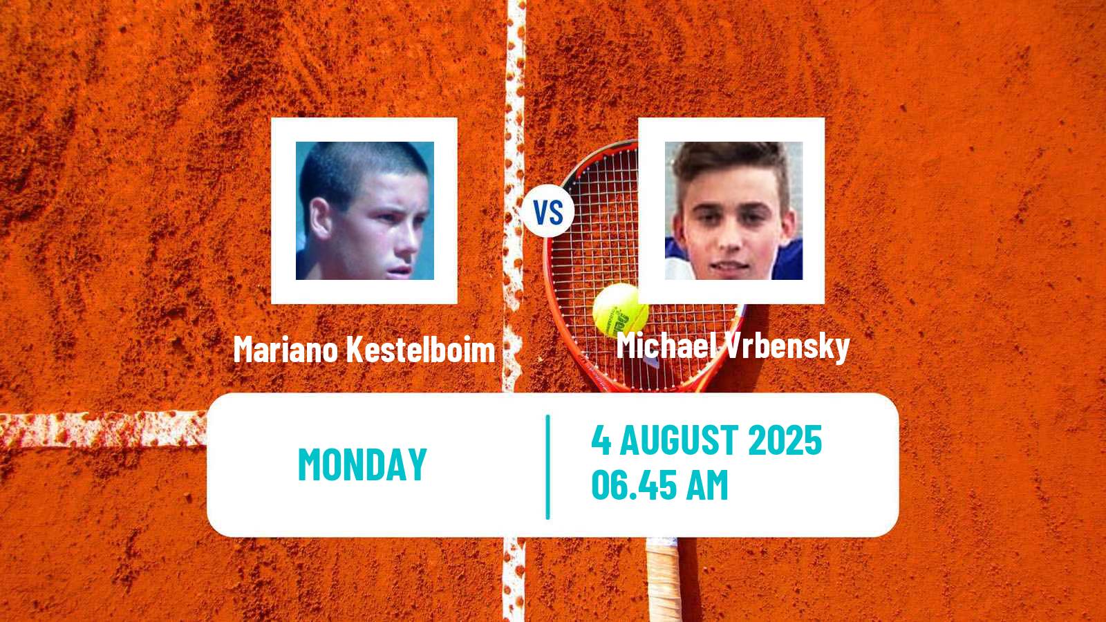 Tennis Cordenons Challenger Men Mariano Kestelboim - Michael Vrbensky